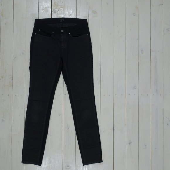 Eileen Fisher Black Skinny Jeans - Picture 2 of 6